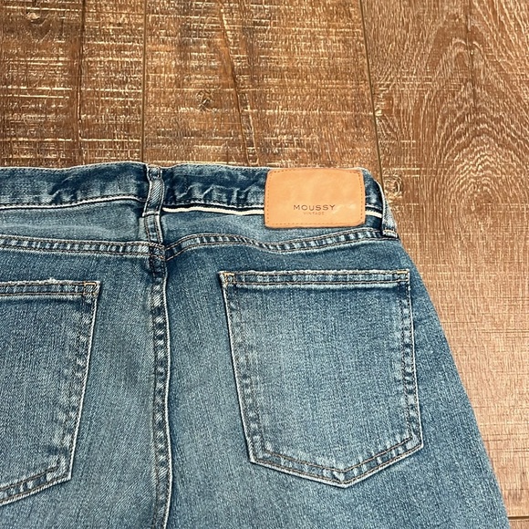 Moussy Vintage Depew Distressed Raw Hem Mid Rise Skinny Jeans - Picture 11 of 12